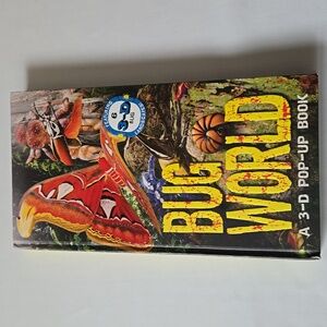 Bug World Bug Pop-Up Book 6 3-D Landscapes Nature Insect Book Science Learning